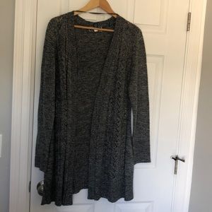 Karen Scott Size L Open Front Cardigan Sweater